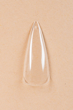 Stiletto Long Clear Tipper | Nailster Denmark