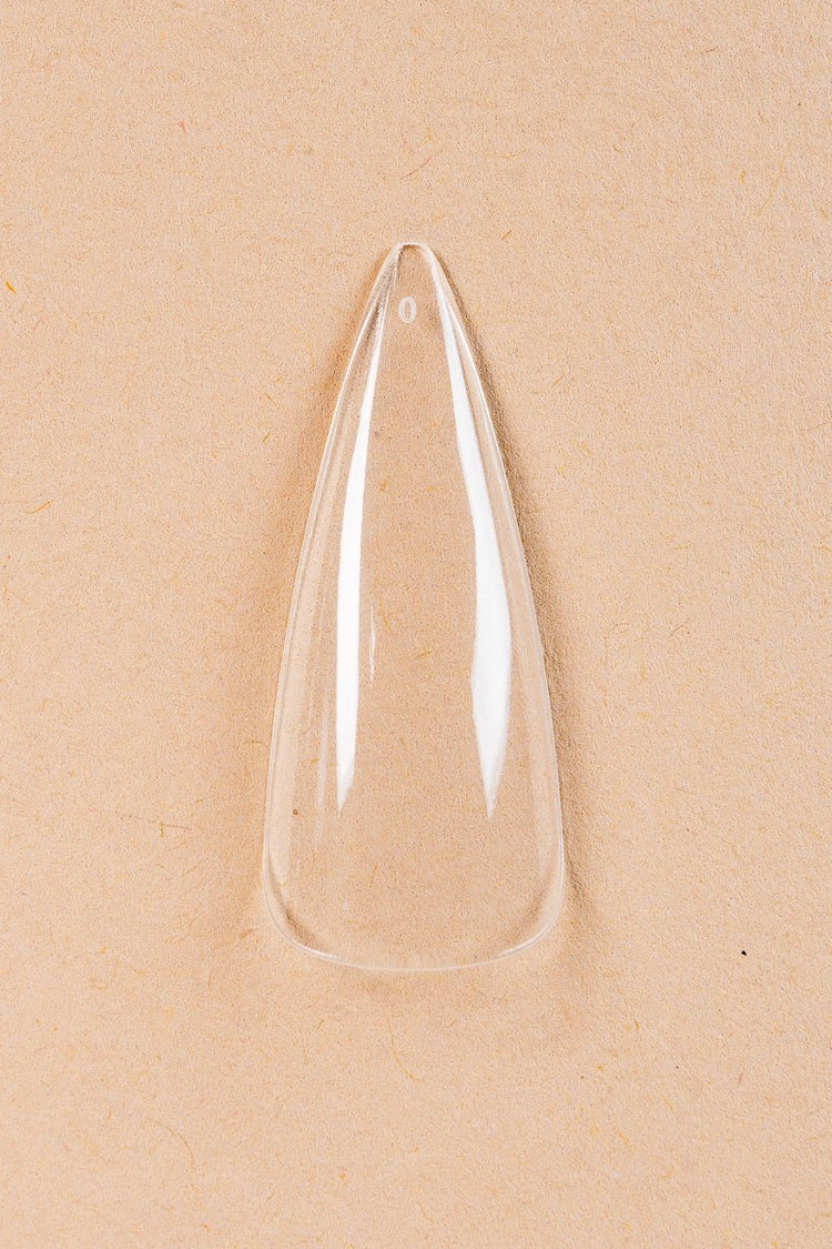 Stiletto Long Clear Tipper | Nailster Denmark