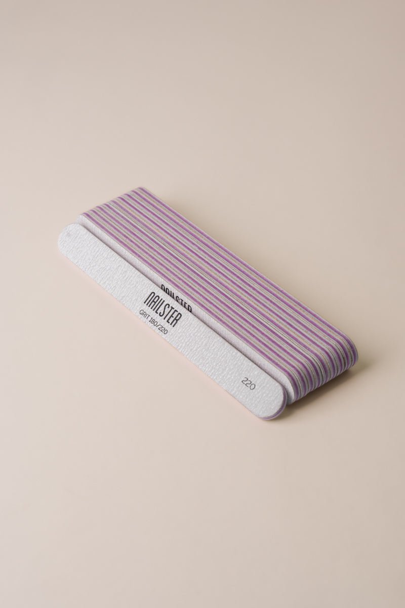 Straight Neglefil 180/220 - 10 stk. | Nailster Denmark
