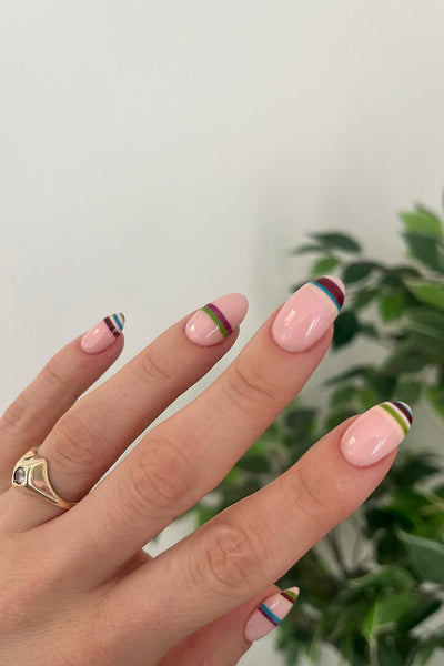 Striped Look | Nailster Denmark