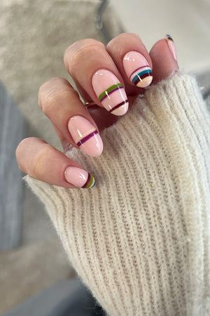 Striped Look | Nailster Denmark
