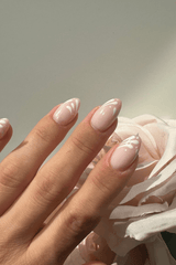 White Swirl Look | Nailster Denmark