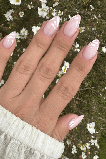 White Swirl Look | Nailster Denmark